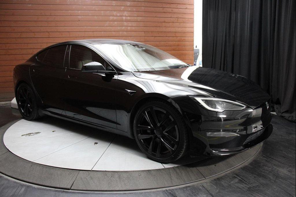 used 2022 Tesla Model S car, priced at $41,990
