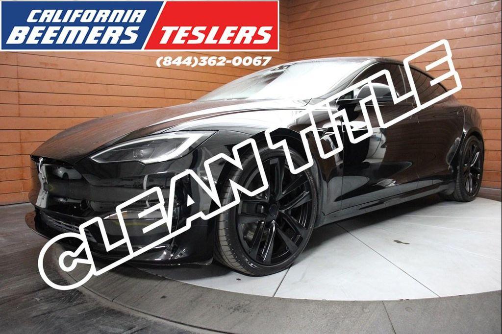 used 2022 Tesla Model S car, priced at $41,990