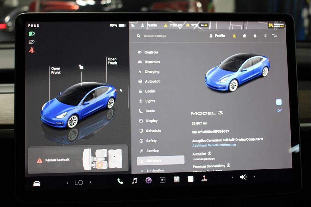 used 2022 Tesla Model 3 car, priced at $21,990