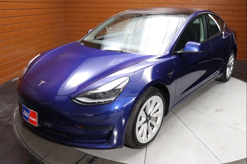 used 2022 Tesla Model 3 car, priced at $21,990