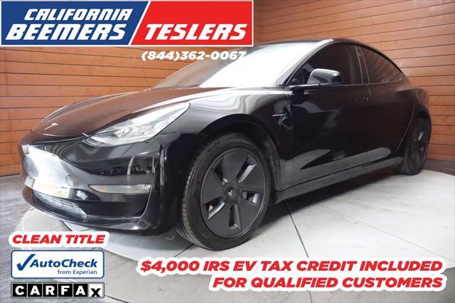 used 2022 Tesla Model 3 car, priced at $20,990