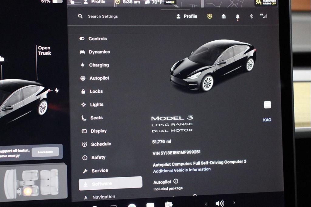 used 2021 Tesla Model 3 car, priced at $23,590