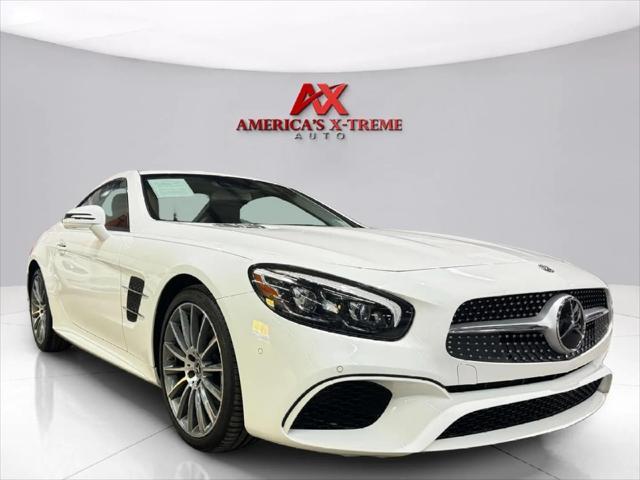 used 2020 Mercedes-Benz SL 550 car, priced at $57,999