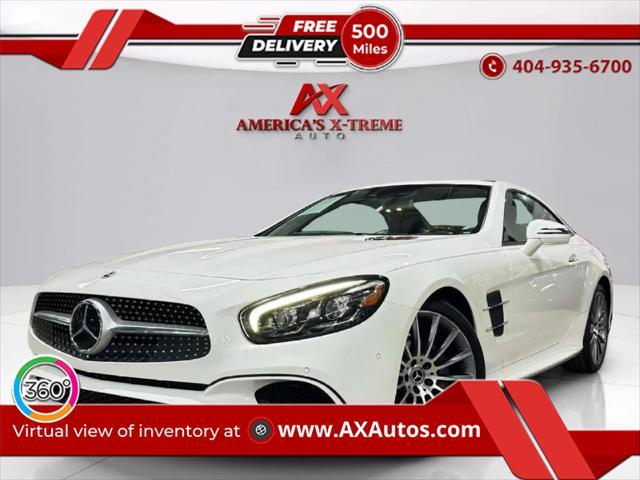 used 2020 Mercedes-Benz SL 550 car, priced at $57,999