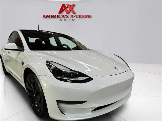 used 2021 Tesla Model 3 car, priced at $24,499