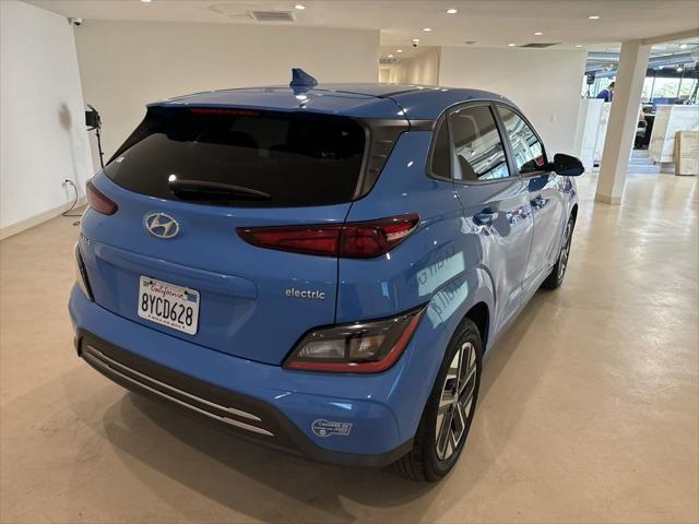 used 2022 Hyundai Kona EV car, priced at $20,099