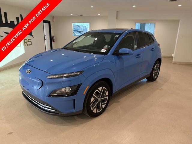 used 2022 Hyundai Kona EV car, priced at $20,099