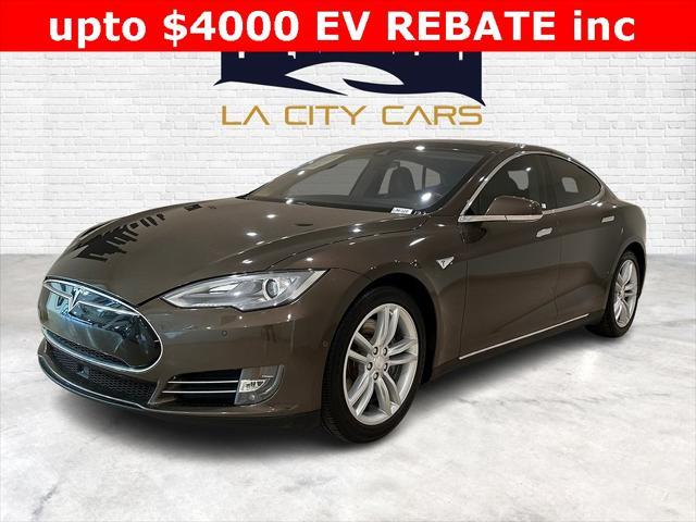 used 2014 Tesla Model S car, priced at $17,799