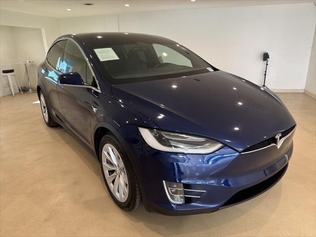 used 2018 Tesla Model X car, priced at $27,999