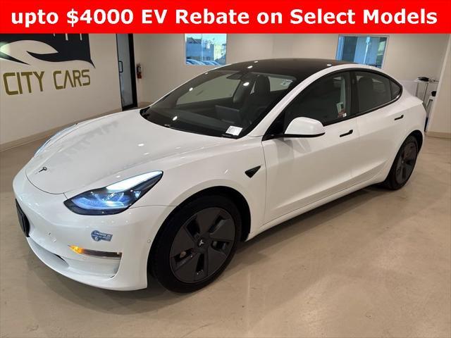 used 2021 Tesla Model 3 car, priced at $23,999