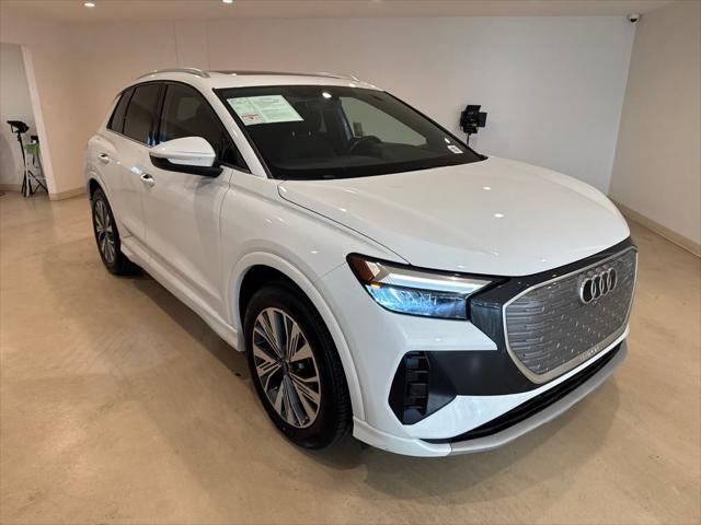 used 2023 Audi Q4 e-tron car, priced at $27,999