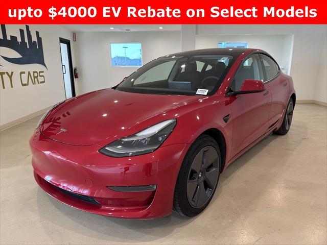 used 2022 Tesla Model 3 car, priced at $24,999