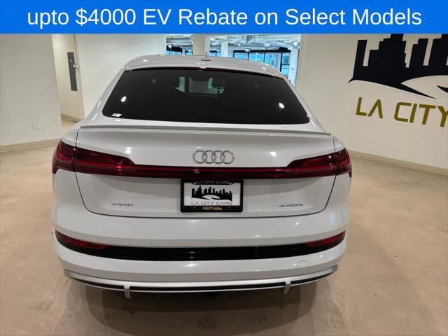 used 2021 Audi e-tron Sportback car, priced at $28,777