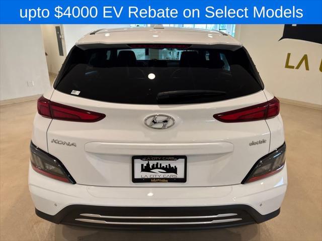 used 2022 Hyundai Kona EV car, priced at $18,777