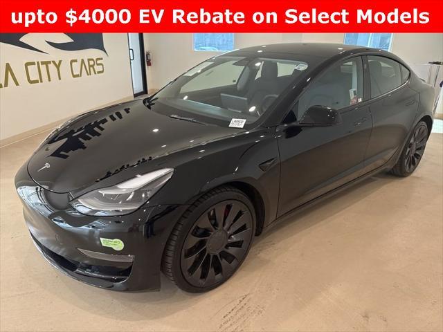 used 2022 Tesla Model 3 car, priced at $28,999