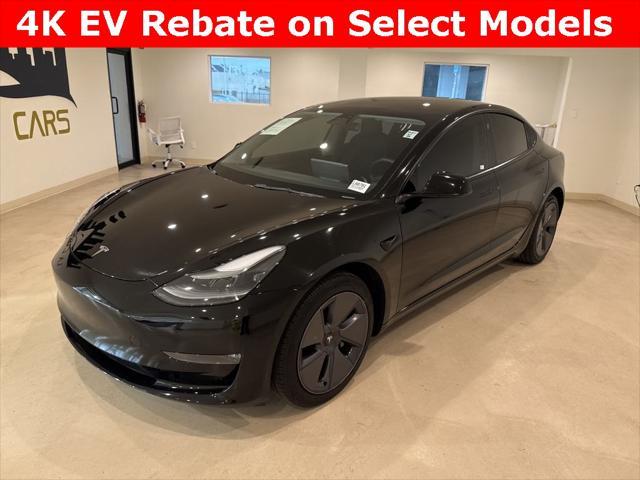 used 2022 Tesla Model 3 car, priced at $25,499