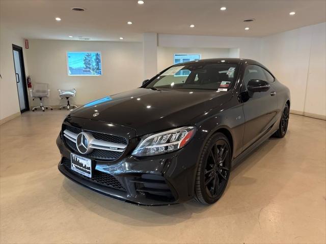used 2021 Mercedes-Benz AMG C 43 car, priced at $32,999
