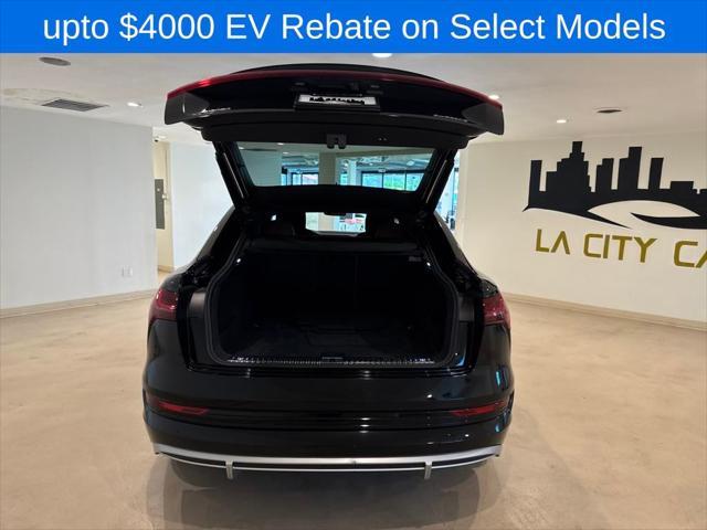 used 2022 Audi e-tron Sportback car, priced at $29,999