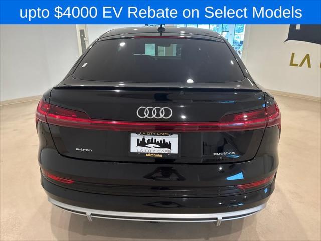 used 2022 Audi e-tron Sportback car, priced at $27,999
