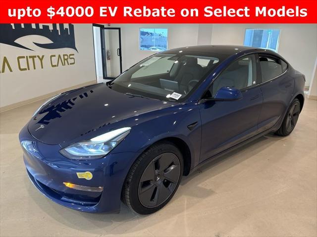 used 2022 Tesla Model 3 car, priced at $26,999