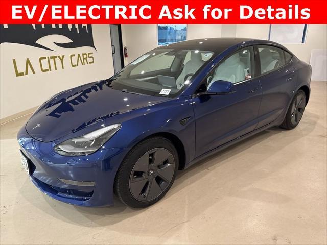 used 2021 Tesla Model 3 car, priced at $23,999