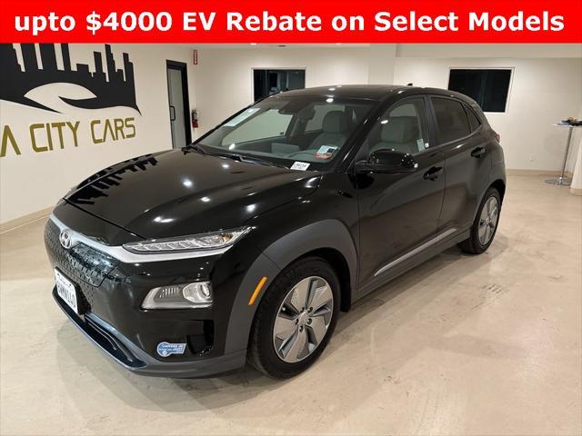 used 2021 Hyundai Kona EV car, priced at $18,999