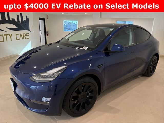 used 2021 Tesla Model Y car, priced at $28,999