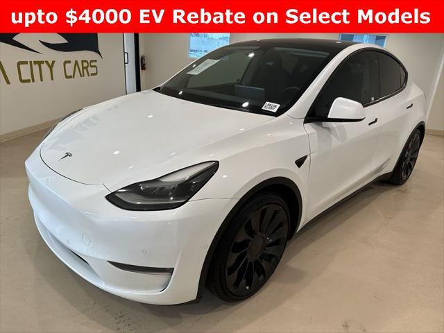 used 2022 Tesla Model Y car, priced at $29,999