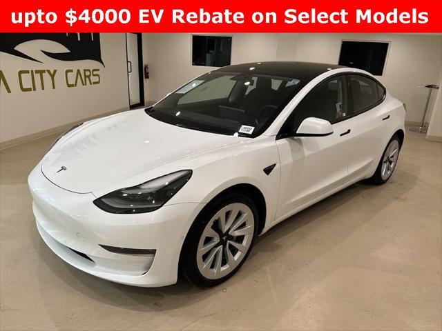 used 2022 Tesla Model 3 car, priced at $25,999