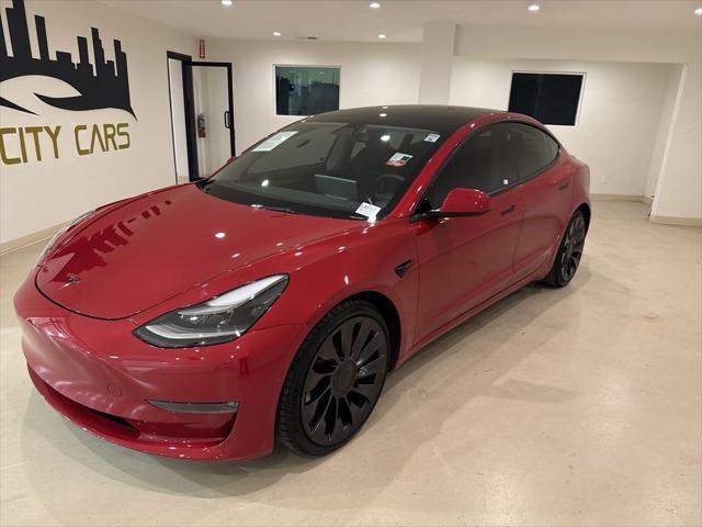 used 2022 Tesla Model 3 car, priced at $28,999