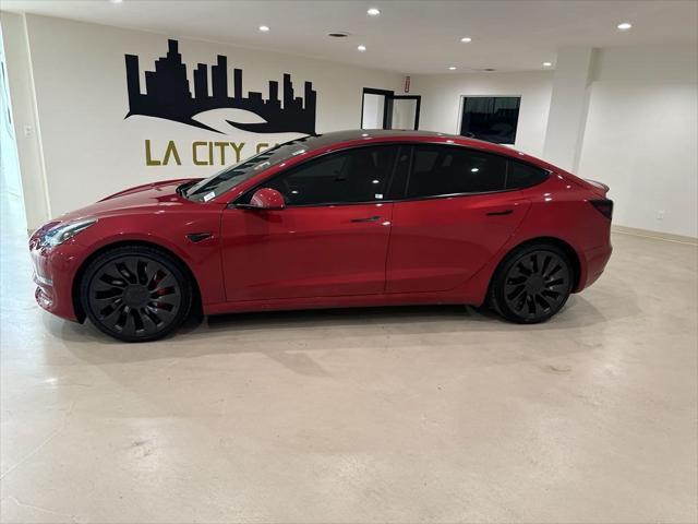 used 2022 Tesla Model 3 car, priced at $28,999