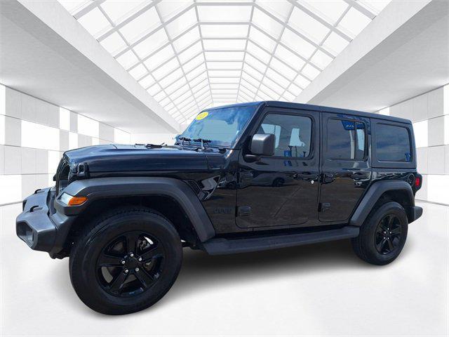 used 2021 Jeep Wrangler Unlimited car, priced at $31,213