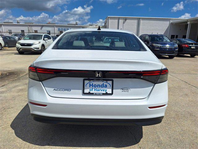 new 2025 Honda Accord car, priced at $30,705