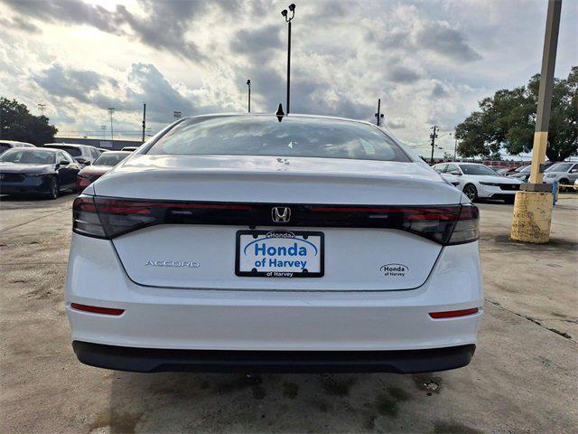 new 2025 Honda Accord car, priced at $32,110