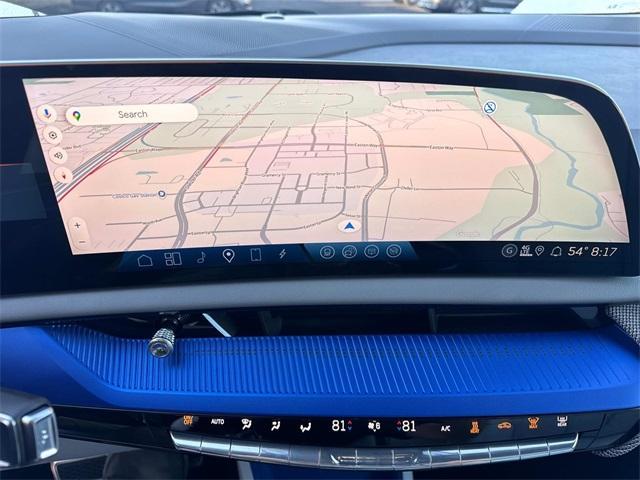 new 2025 Cadillac OPTIQ car, priced at $56,927