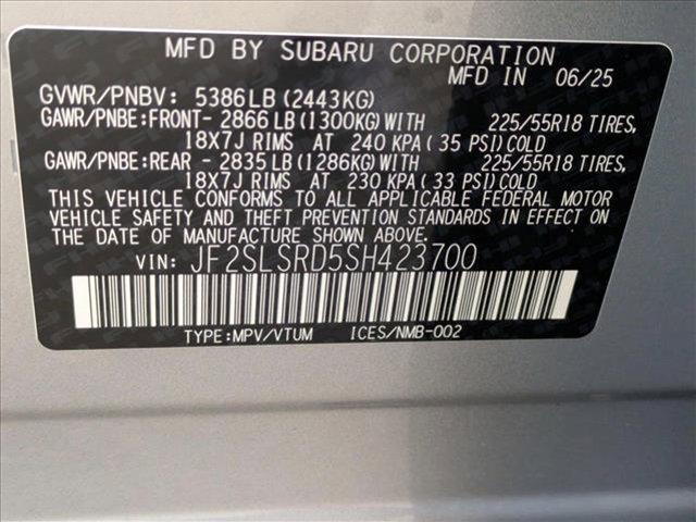 new 2025 Subaru Forester Hybrid car, priced at $43,925
