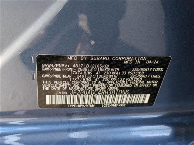 used 2024 Subaru Crosstrek car, priced at $27,487