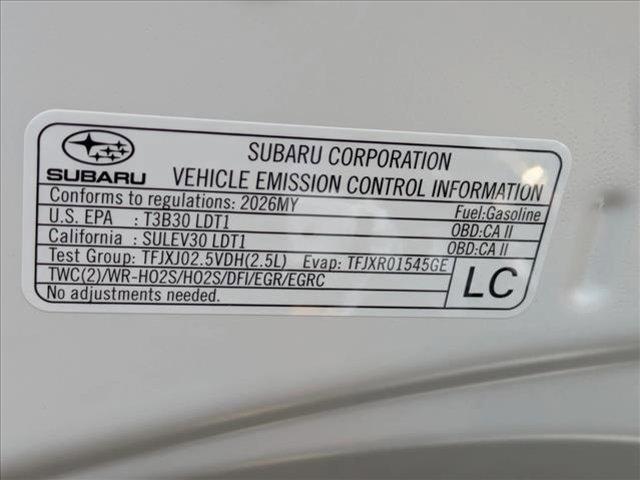 new 2026 Subaru Crosstrek car, priced at $35,401