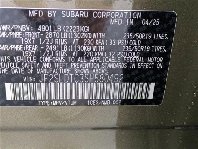 new 2025 Subaru Forester car, priced at $41,014