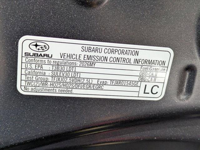 new 2026 Subaru Crosstrek car, priced at $32,457