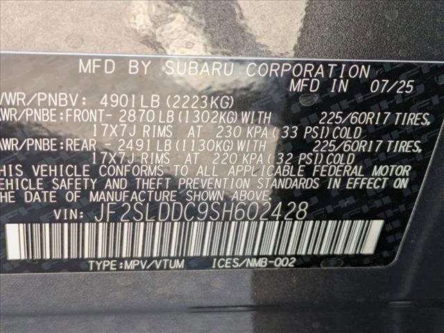 new 2025 Subaru Forester car, priced at $34,628