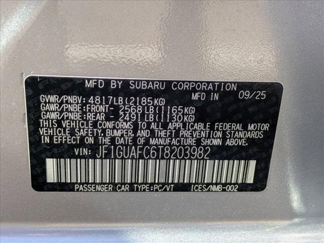 new 2026 Subaru Impreza car, priced at $28,532