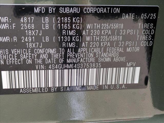 new 2025 Subaru Crosstrek car, priced at $34,648