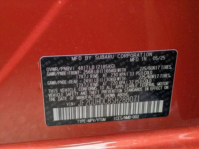 new 2025 Subaru Crosstrek car, priced at $30,593