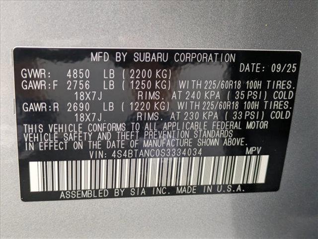 new 2025 Subaru Outback car, priced at $42,379