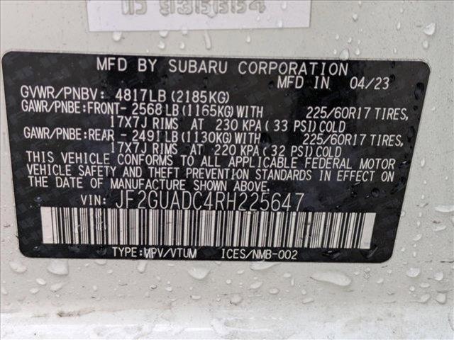 used 2024 Subaru Crosstrek car, priced at $23,987