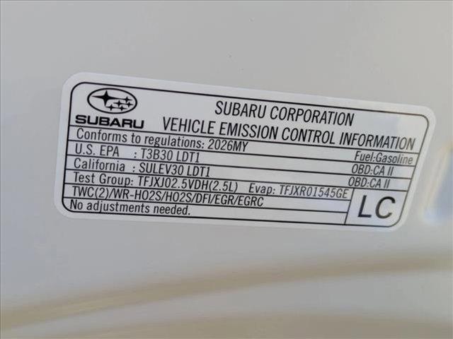 new 2026 Subaru Crosstrek car, priced at $28,927