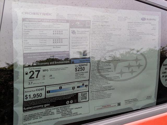 new 2025 Subaru Crosstrek car, priced at $32,973