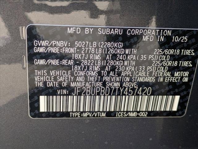 new 2026 Subaru Outback car, priced at $39,752
