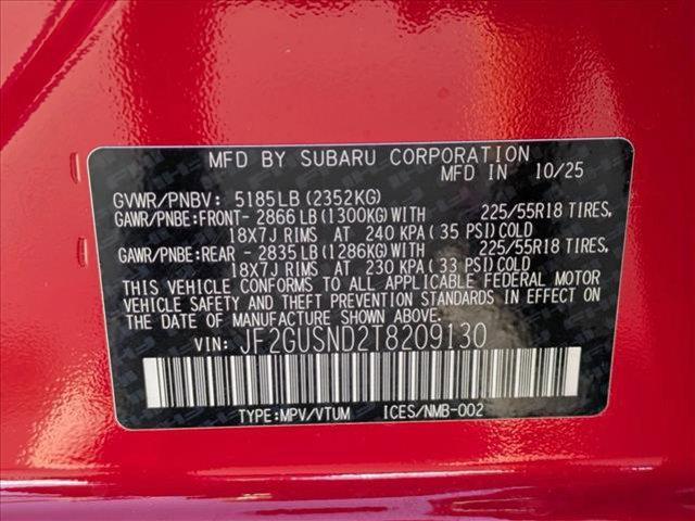 new 2026 Subaru Crosstrek Hybrid car, priced at $37,540